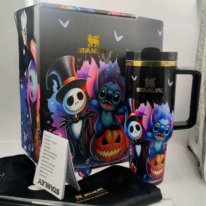 Stitch x Jack Skellington 40oz Tumbler
