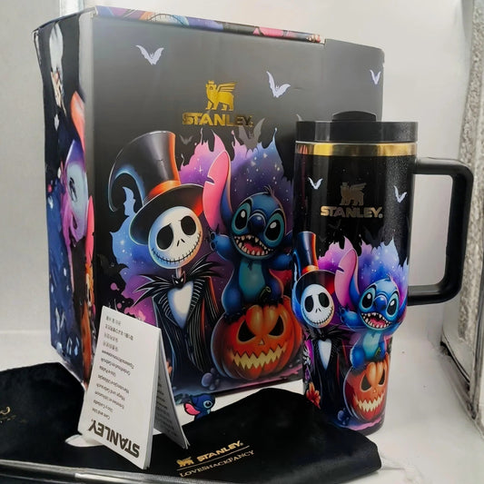 Stitch x Jack Skellington 40oz Tumbler