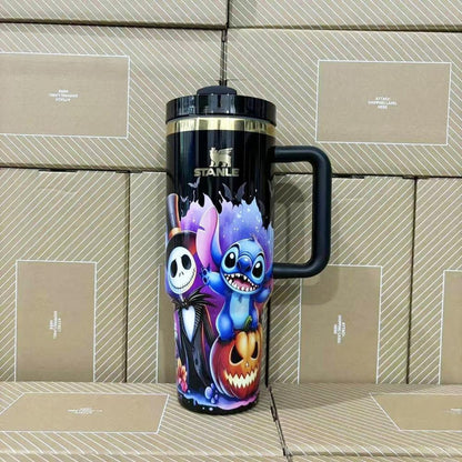 Stitch x Jack Skellington 40oz Tumbler