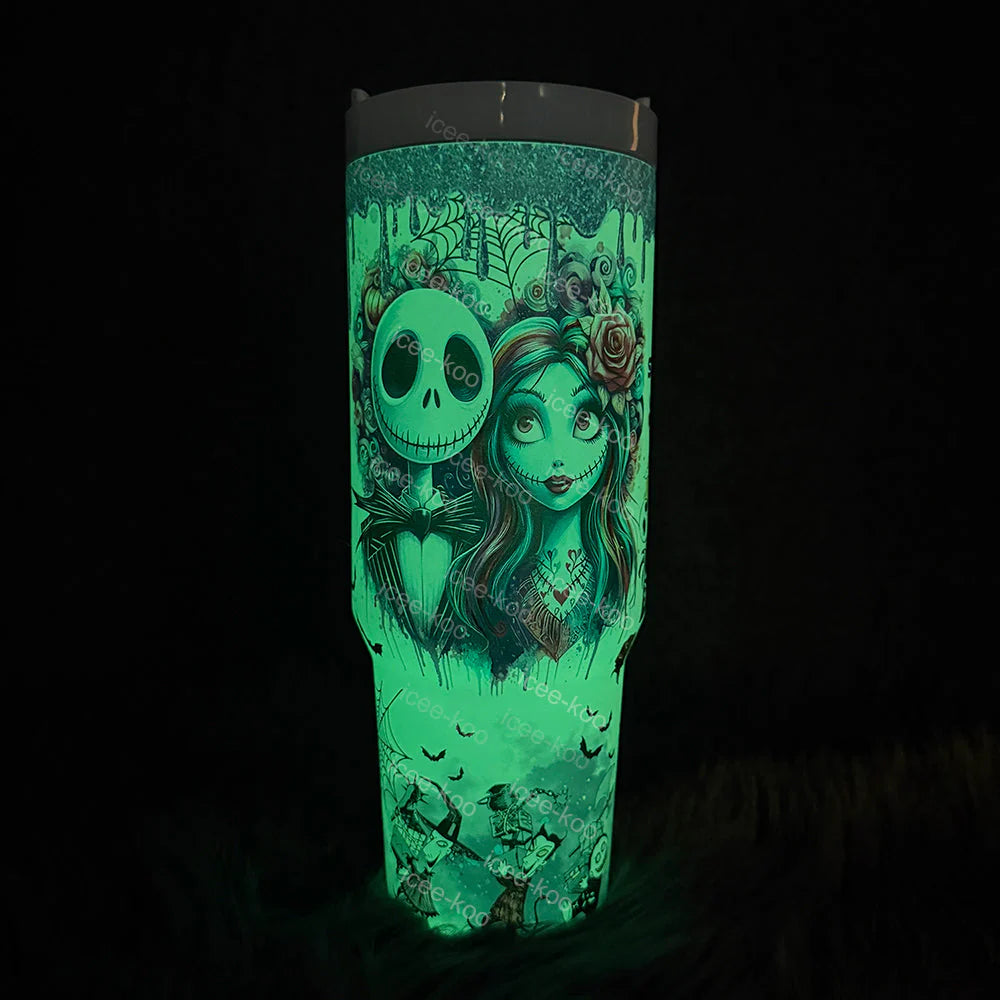 Sally x Jack Skellington 40oz Tumbler