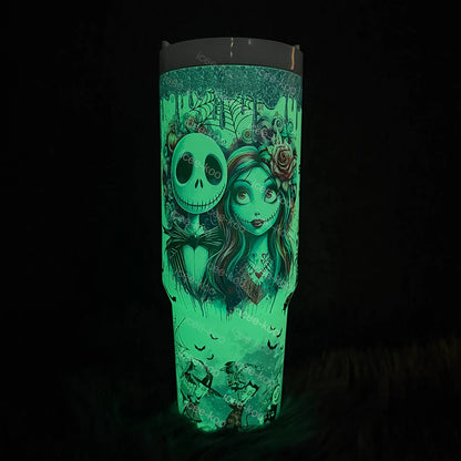 Sally x Jack Skellington 40oz Tumbler