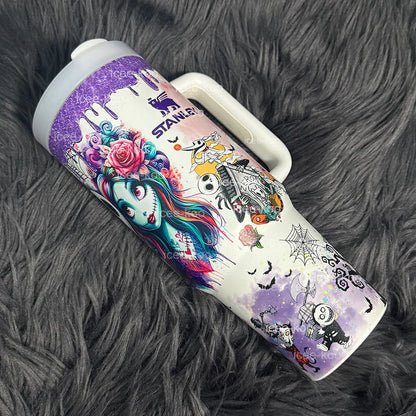 Sally x Jack Skellington 40oz Tumbler