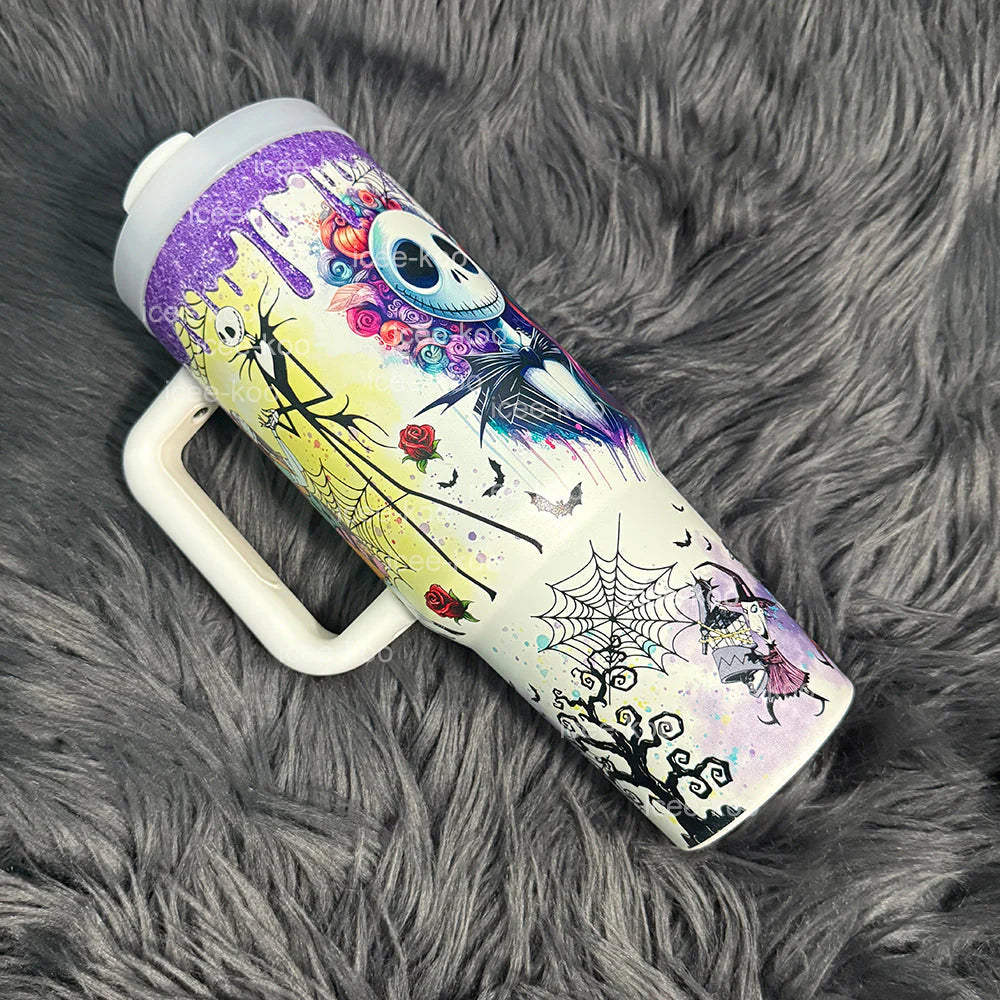 Sally x Jack Skellington 40oz Tumbler